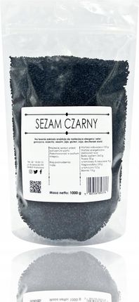 Magia Kuchni Sezam czarny łuszczony  1kg