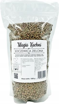 Magia Kuchni Soczewica zielona 1kg