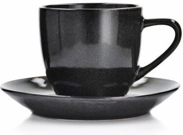 Duka Filiżanka Ze Spodkiem Skog Mist 170ml Zielona Granatowa Kamionka ...