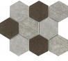 Lantic L'Antic World Hexagon Texture Brown 29,9X25,9X0,8