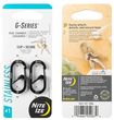 Nite Ize - Karabińczyk z podwójną komorą G-Series™ #1 - 2 szt. - Stalowy - Czarny - GS1-01-2R6