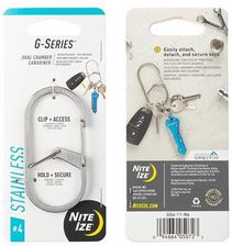 Zdjęcie Nite Ize Karabińczyk G-Series 4 Silver Gs4-11-R6 (21203)Sp - Kłecko