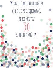 Zdjęcie Karnet Okolicznościowy 30 Urodziny - Sośnicowice