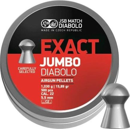 Jsb Śrut Diabolo Exact Jumbo 5,52Mm 500 Szt (061-062)