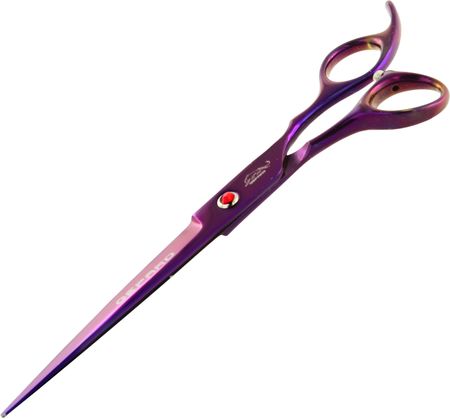 Nożyczki Fryzjerskie Groomerskie 7,0 Offset Proste Purple