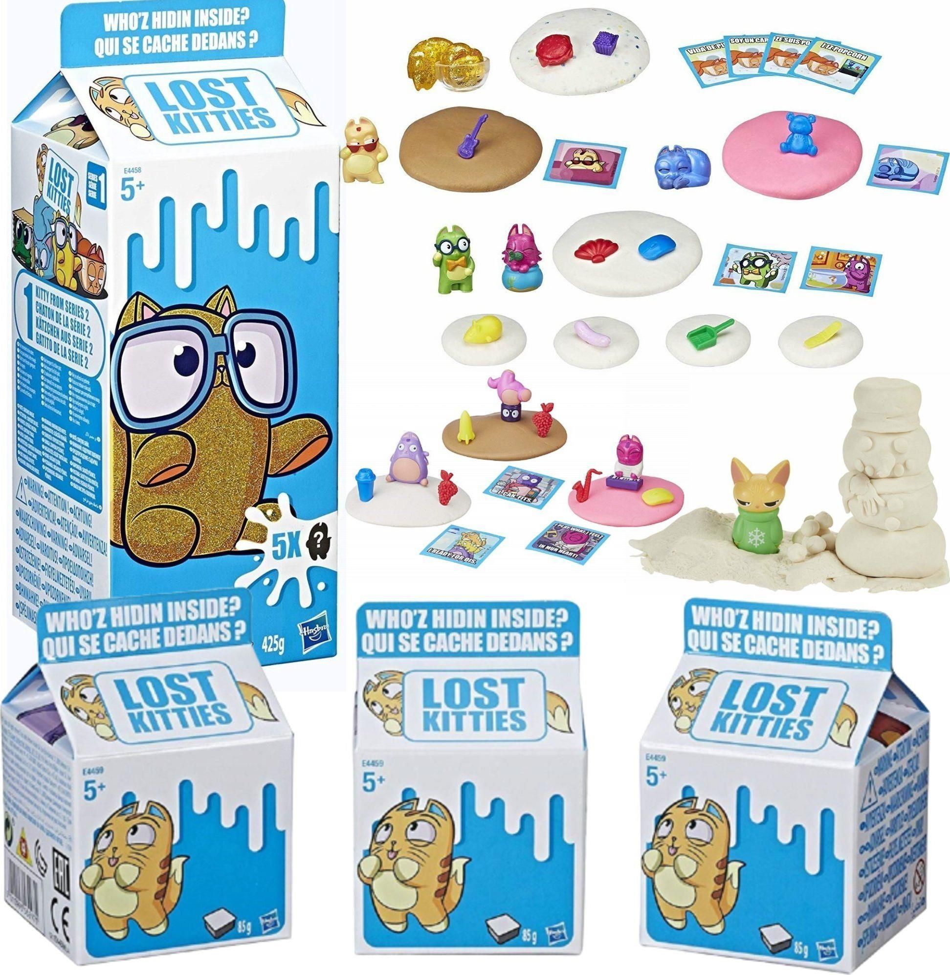 Hasbro Lost Kitties Zagubione kotki Mleko Zestaw 5-pak XXL i 3-pak