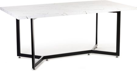 Howhomely Duży prostokątny stół kuchenny drewniany MDF glam