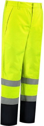 Dapro Protector Multinorm Spodnie przeciwdeszczowe Rozmiar S Granatowy Żółte elementy odblaskowe 