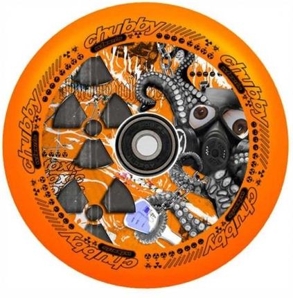 Chubby Wheels Co. Lab 110mm kółko do hulajnogi wyczynowej | Radioactive Orange (CHLABNO)