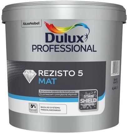 Dulux Professional Rezisto 5 Mat White 4,44L
