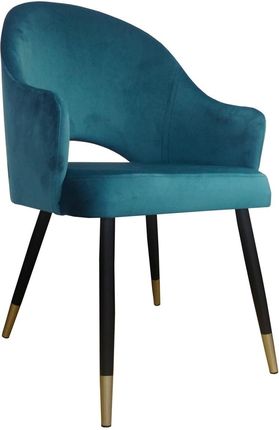 Krzesło Tapicerowane Velvet W Kolorze Turkusowym 9122