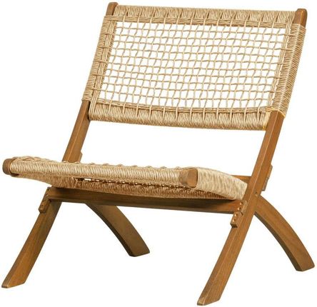 Woood Krzesło Składane Lois Drewno Eukaliptusowe Naturalne 377162N 22378