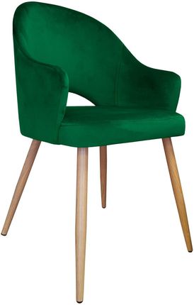 Krzesło Tapicerowane Velvet W Kolorze Zielonym 9136