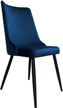 Krzesło Tapicerowane Viktor W Kolorze Granatowym 9151