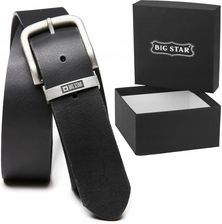 Big Star Pasek Sk�rzany M�ski Czarny + Etui 90Cm