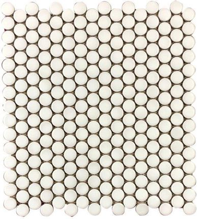 Netto Mozaika Gresowa Small Circles White Mat 30X30