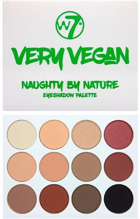 W7 Very Vegan Naughty By Nature Eyeshadow Paleta 12 cieni do powiek