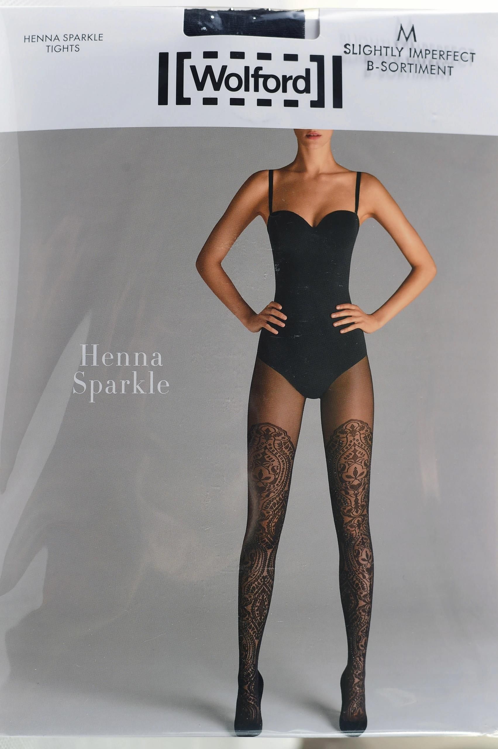 Wolford Rajstopy Henna Sparkle Tight Rozmiar M Ceny i opinie