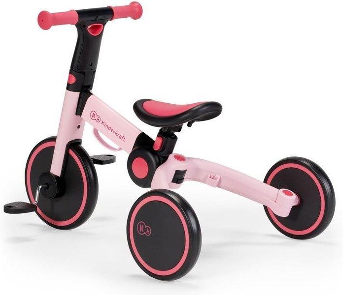 Kinderkraft Rowerek trójkołowy 4TRIKE różowy - zdjęcie 1 Kinderkraft Rowerek trójkołowy 4TRIKE różowy