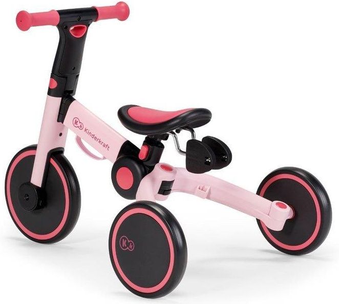 Kinderkraft Rowerek trójkołowy 4TRIKE różowy - zdjęcie 7 Kinderkraft Rowerek trójkołowy 4TRIKE różowy