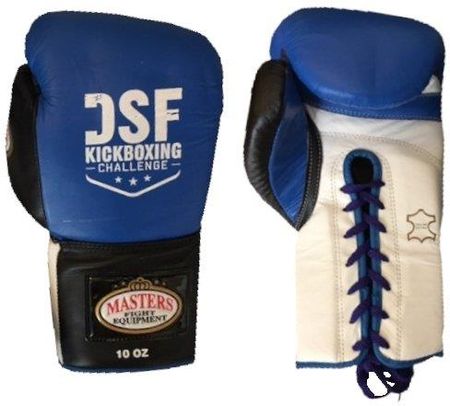 Masters Fight Equipment Sznurowane Dsf Niebieskie 10 Oz
