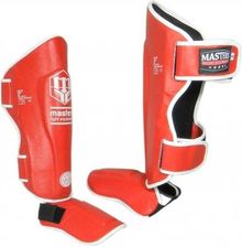 Zdjęcie Masters Fight Equipment Nagolenniki Ns 30 (Wako Approved) Czerwone S - Tarnów