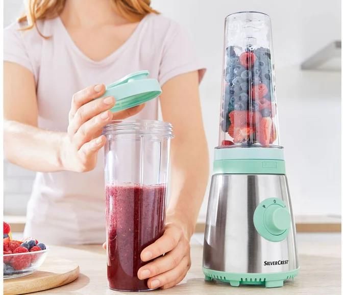 SILVERCREST® Blender do smoothie SSME 250 A4 / SSME 300 A1 (Jasnoniebieski) Blender. Opinie i