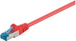 Goobay Kabel Lan Patch Cord Cat 6A S/Ftp 1M Czerwony (93684)