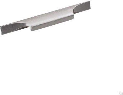 Furnipart Uchwyt meblowy krawędziowy Primo Slim 69 Srebrny Aluminiowy 304260