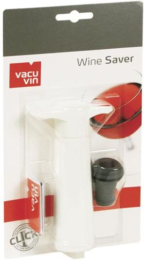 VacuVin Pompka + zawór biała (VAC-0854260)