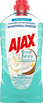 Ajax Floral Fiesta Dual Fragnance Płyn Uniwersalny Gardenia & Kokos 1 L