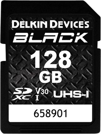 Delkin SD BLACK Rugged UHS-II V30 R90/W90 128GB