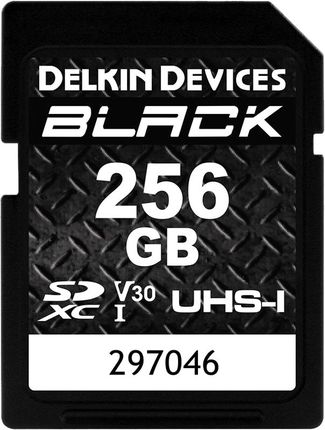 Delkin SD BLACK Rugged UHS-II V30 R90/W90 256 GB