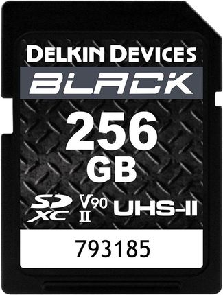 Delkin SD BLACK Rugged UHS-II V90 R300/W250 256GB