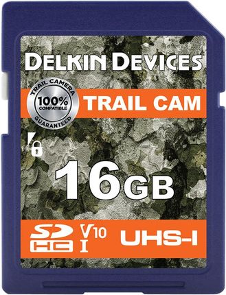 Delkin Trail Cam SDHC V10 R100/W30 16GB