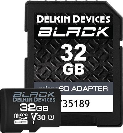 Delkin microSD Black Rugged V30 R90/W90 32GB