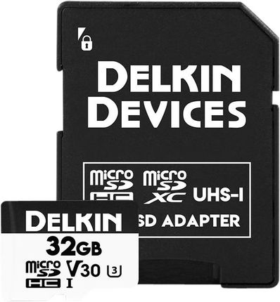 Delkin Trail Cam Hyperspeed microSDHC V30 R100/W75 32GB
