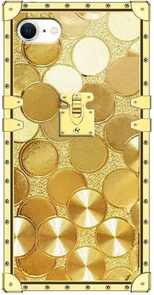 Xgsm Etui Suitcase do iPhone 7/8/SE 2020 Gold Circles