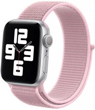 Crong Nylon - pasek sportowy do Apple Watch 38/40mm powder pink (CRG40NLBPDP)