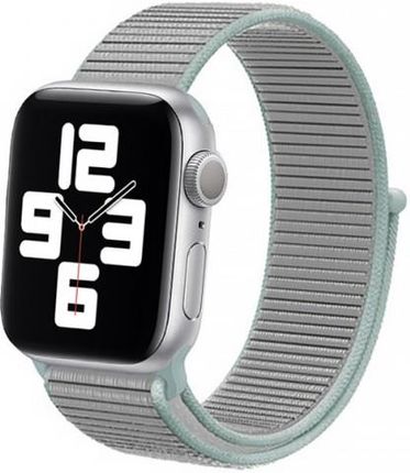 Crong Nylon - pasek sportowy do Apple Watch 38/40mm pastel grey (CRG40NLBPGR)