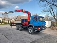 Zdjęcie Star 266 MAN 6X6 HDS ŻURAW HMF 2220 K4 ENERGETYKA - Przysucha