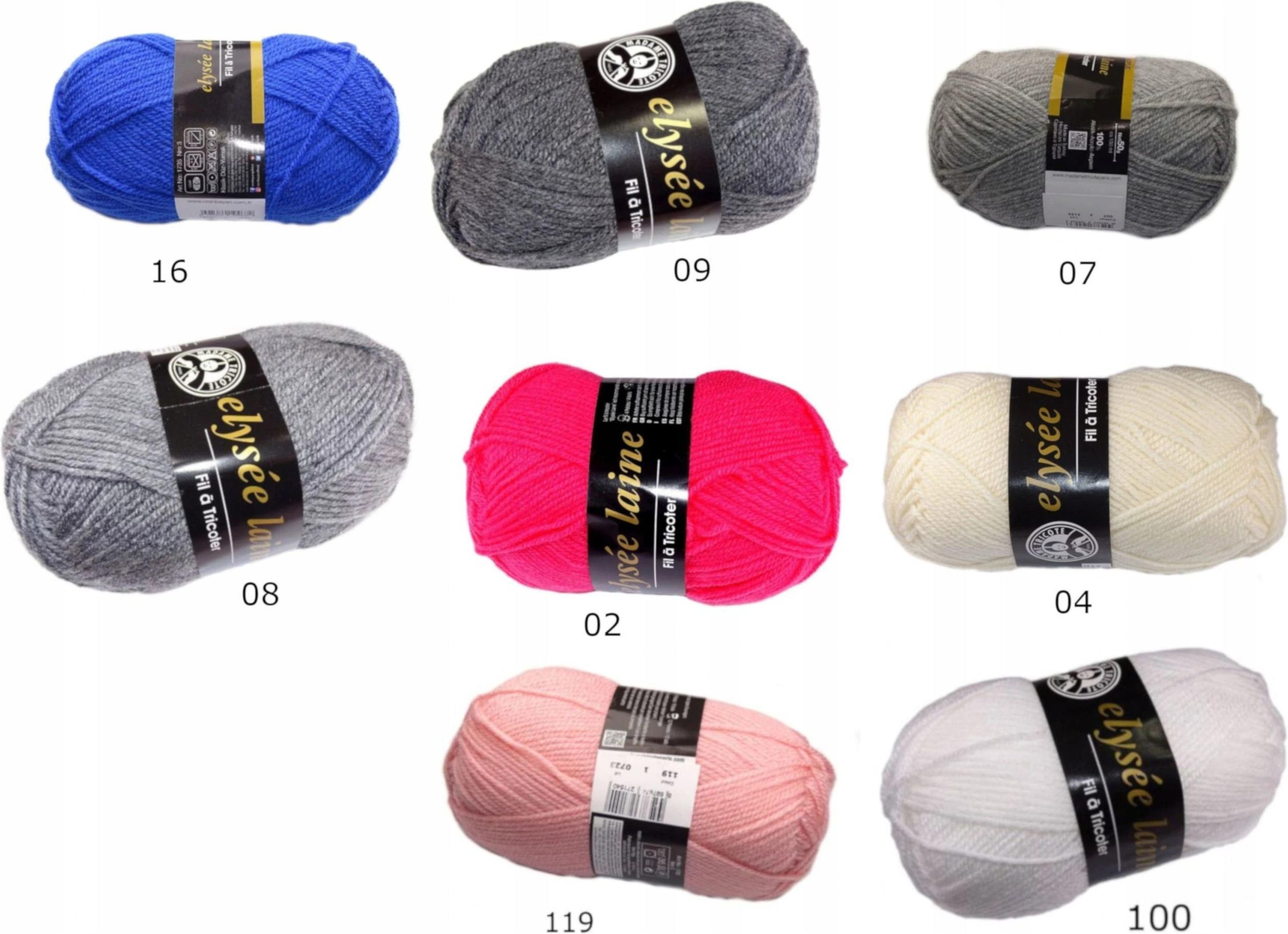Madame Tricote Paris Włóczka Elysee Laine 150 Mb - zdjęcie 4 Madame Tricote Paris Włóczka Elysee Laine 150 Mb