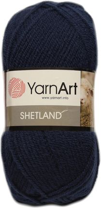 Yarn-Art Włóczka Yarnart Shetland 534 Granatowa Wełna 30%