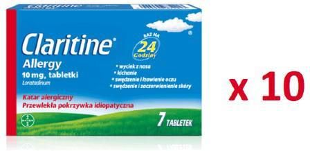 CLARITINE Allergy 10mg 10 x 7 tabletek