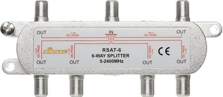 ROzGAŁĘŹNIK RI-6/1F-SAT-SIG 5-2300 MHz 6-KROTNY