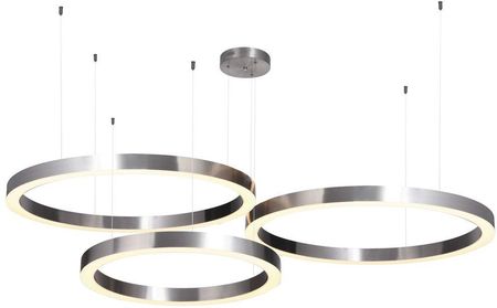 Step Into Design Lampa wisząca CIRCLE 60+80+80 LED nikiel na 1 podsufitce (STEPINTODESIGN443)