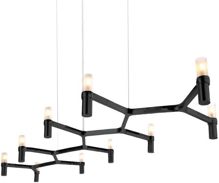 Step Into Design Lampa wisząca CANDLES-10 czarna 165 cm (STEPINTODESIGN450)