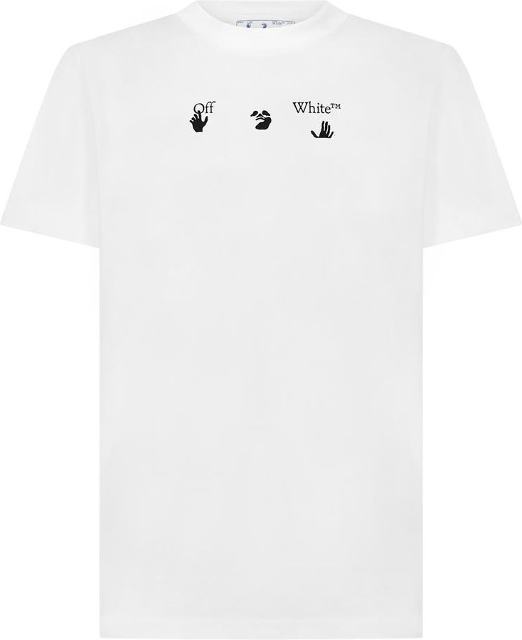 Off White T-SHIRT Z DEKOLTEM - Ceny i opinie - Ceneo.pl