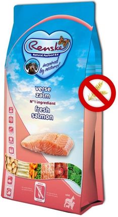 Renske Adult Dog Fresh Salmon Świeży Łosoś Dla Dorosłych Psów Bez Zbóż 600G