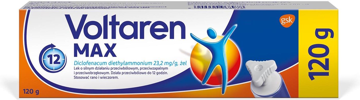 Voltaren Max żel 120g - zdjęcie 5 Voltaren Max żel 120g